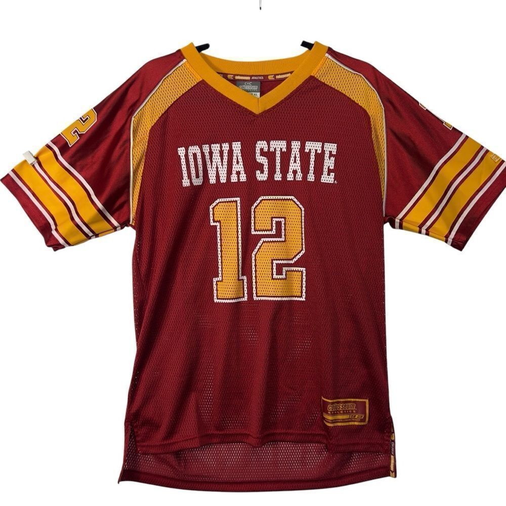 Iowa State Cyclones ISU Football Jersey Red Youth Size XL